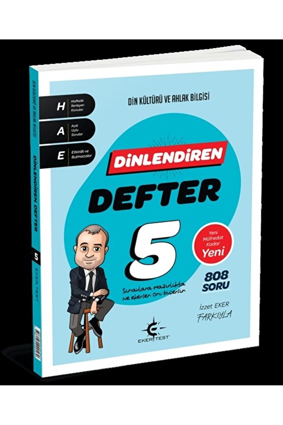 ARI YAYINCILIK 5. Sınıf Eker Test Dinlendiren Defter