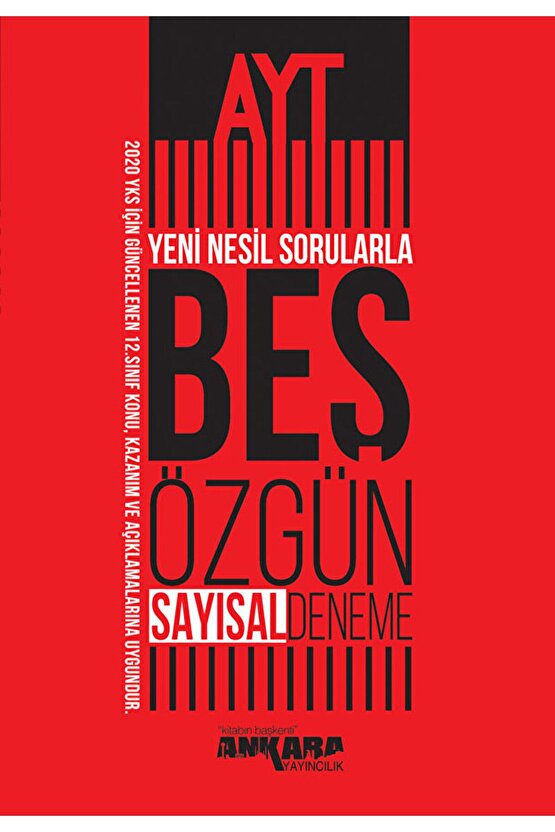 AYT Yeni Nesil Sorularla Sayısal 5 Özgün Deneme  Kolektif  Ankara Yayıncılık  9786052662250