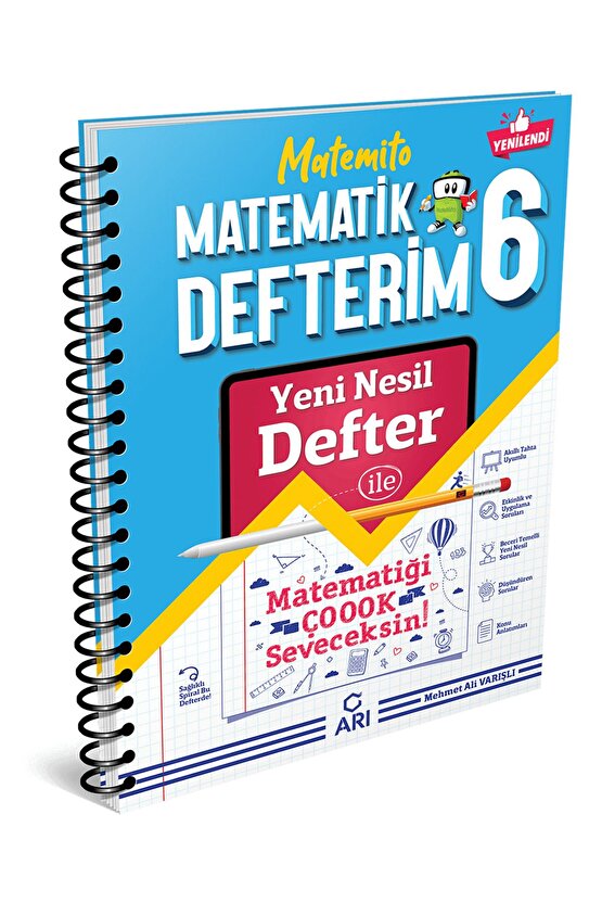 Arı Yayınları 6 Sınıf Matematik Defterim Matemito