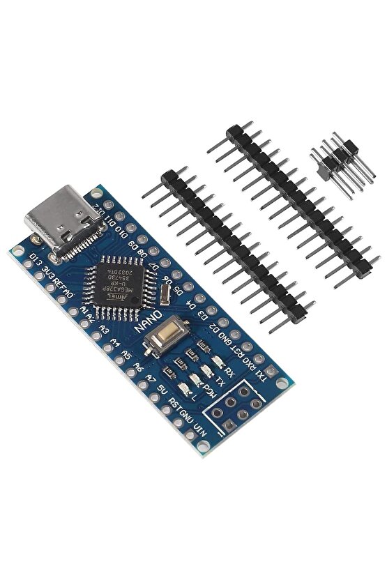 Arduino Nano 3.0 Type C Ch340 - Kompakt Geliştirme Kartı