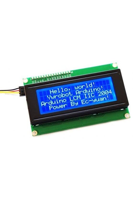 20x04 Mavi Lcd + Iıcı2c Ekran Arayüz Modülü Birlikte Set