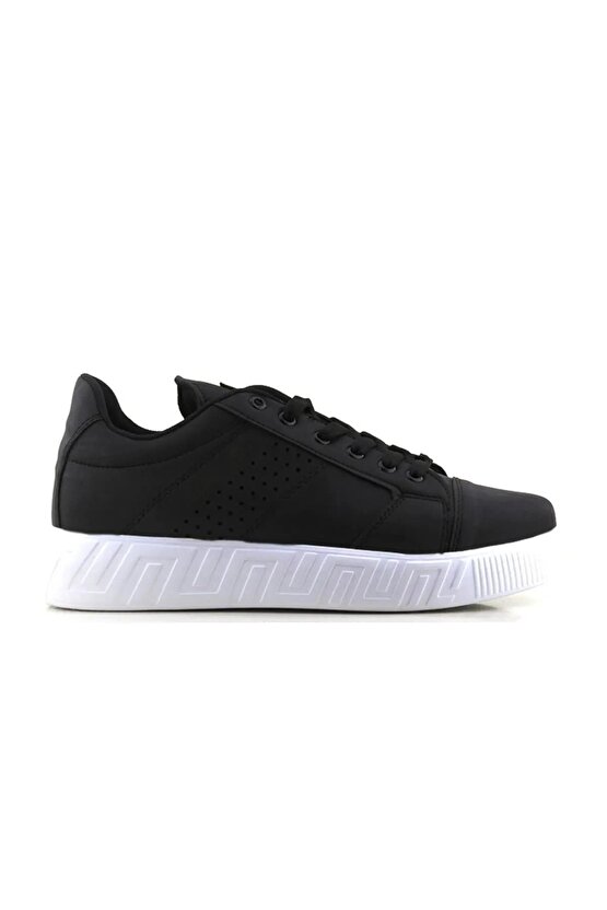 Erkek Lazer Cilt Deri Lifestyle Casual Şık Günlük Bağcıklı Ortopedik Sneaker Spor Ayakkabı