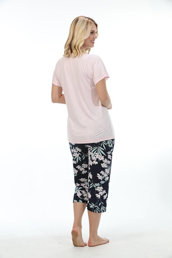 Bambu Kadın Kapri Takım Pijama 71031