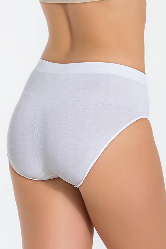 Kadın Brazilian Külot Slip Örme Seamless Dikişsiz Soft Basic 1007