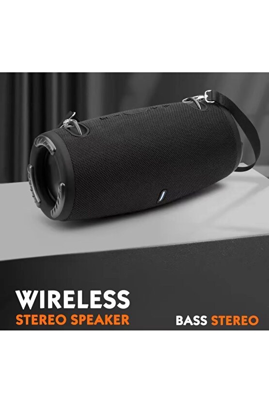 XTREEM3 BLUETOOTH SPEAKER ŞARJLI TAŞINABİLİR KABLOSUZ HOPARLÖR SD KART USB AUX FM RADYO