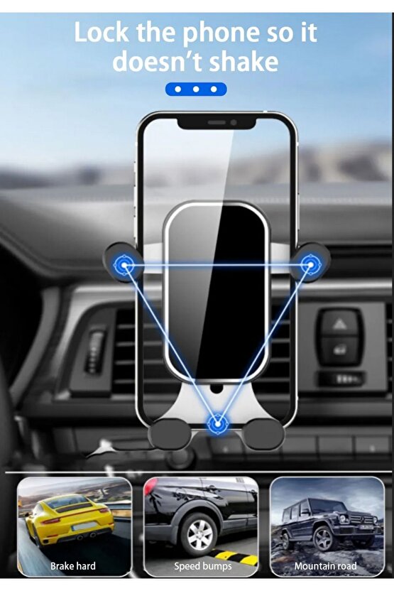 ARAÇ İÇİ AHTAPOT TELEFON TUTUCU YATAY DİKEY KULLANILABİLİR HAVALANDIRMAYA TAKILAN CAR HOLDER TUTUCU