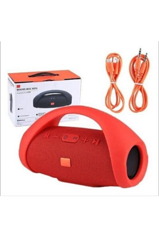 Booms Box Mini Bluetooth Hoparlör Wireless Speaker Powerbank Özellikli Sd Kartaux Girişli