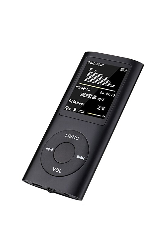 Ekranlı Mp3 Çalar Fm Radyolu Mp4 Player