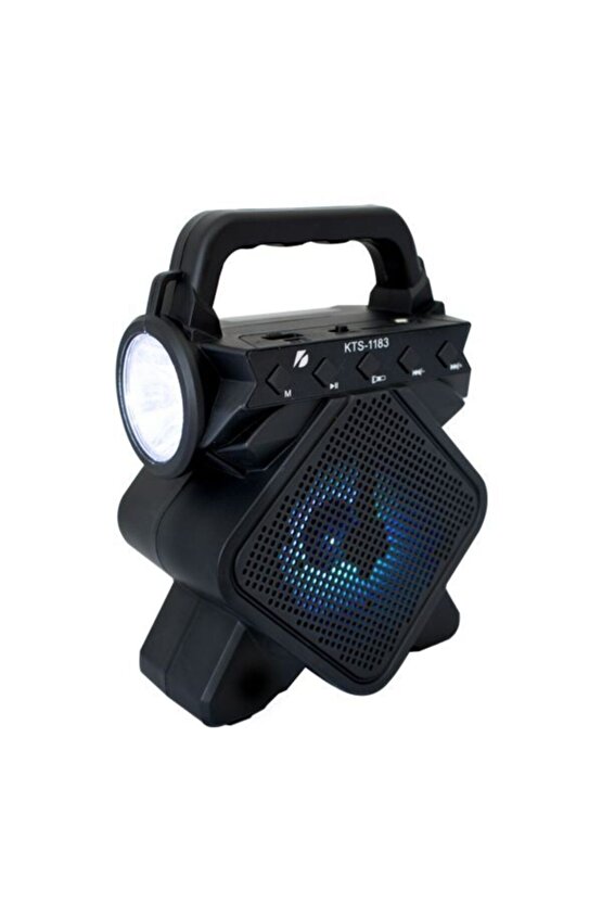 Fenerli Led Işıklı Bluetooth Hoparlör Fmusbsd Kart Girişli Kablosuz Speaker