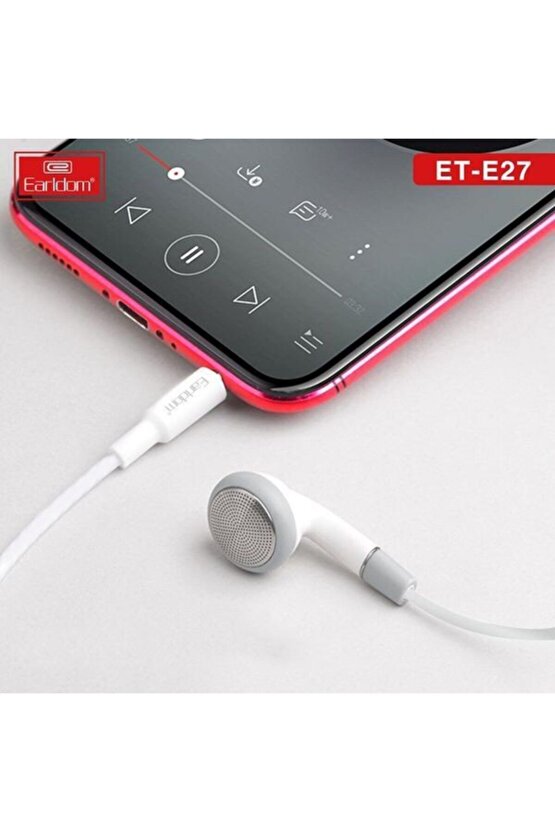 3.5 mm Jack Girişli Mp3 Mp4 Kulaklığı Mikrofonlu Jack Girişli Kulaklık