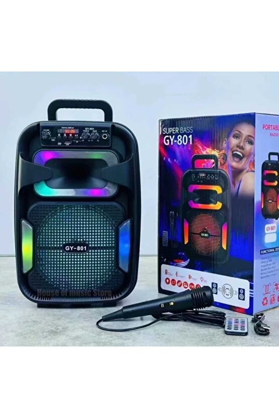 Karaoke Mikrofonlu Bluetooth Hoparlör Toplantı Mevlüt Parti Hoparlörü Ktx-1089a