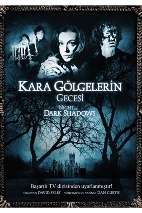 Night Of Dark Shadows ( 1971 ) (KARA GÖLGELERİN GECESİ) Dvd