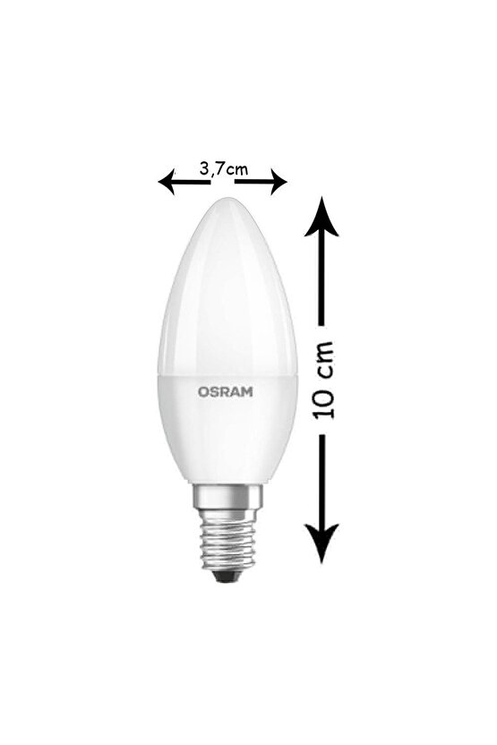 Led Value 4.9w Mum Beyaz Işık E-14 Ampul 470 Lm (5 Adet)