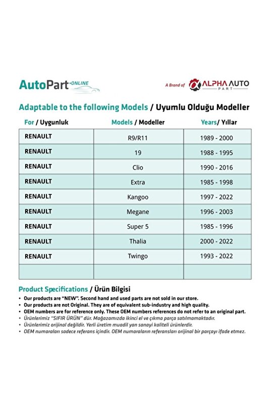 Renault Extra,kangoo,megane Için Debriyaj Çatalı- Topuzlu