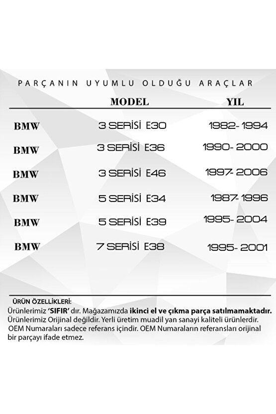 Bmw E30,e34,e36,e39,e46 Için 6 Ileri Vites Topuzu