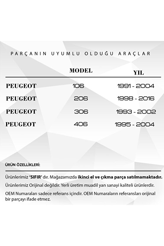 Peugeot Için Uzaktan Kumanda Anahtar Düğmesi Kabı-logolu