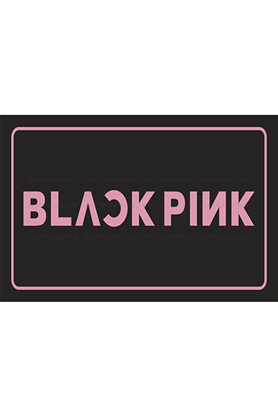 blackpink kore k pop müzik grubu tabela ev dekorasyon tablo retro ahşap poster