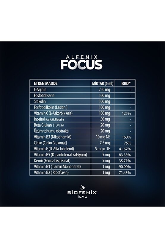 Focus Şurup 150 ml