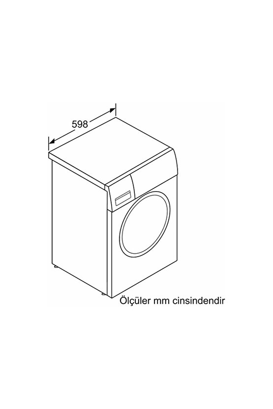 WG42A2Z0TR A Enerji Sınıfı 9 kg 1200 Devir Çamaşır Makinesi Beyaz