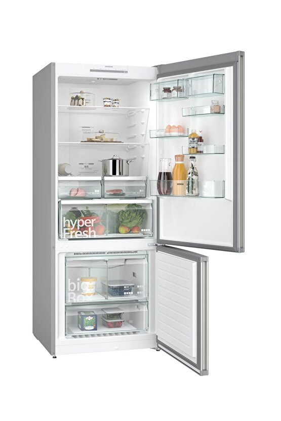 KG76NVIE0N iQ300 Alttan Donduruculu Buzdolabı 186 x 75 cm Kolay temizlenebilir Inox