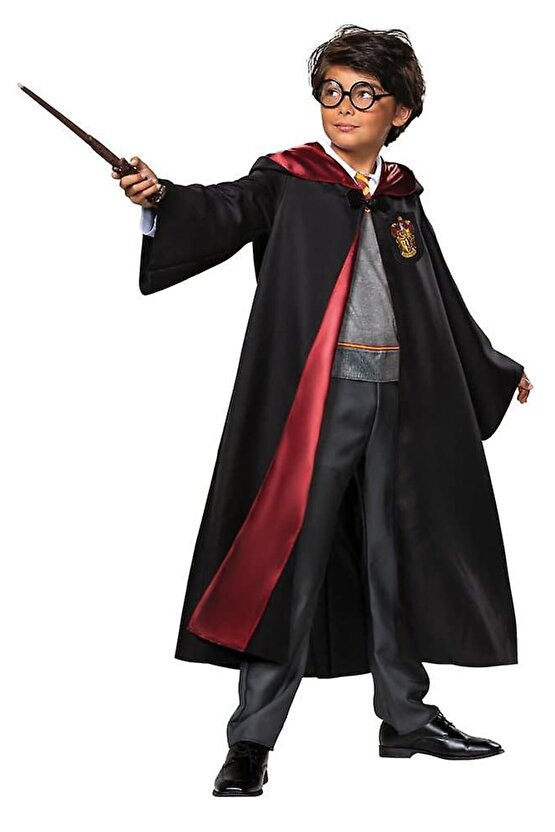 Himarry Harry Potter Gryffindor Cübbe Çocuk Boy - Harry Potter Kostümü 9-10 Yaş