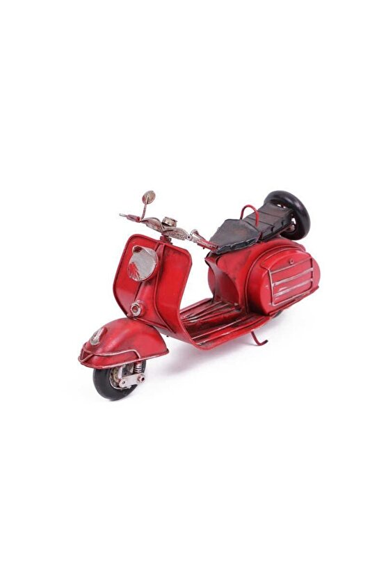 Dekoratif Metal Scooter Vintage Dekoratif Ev Ofis Hediyelik