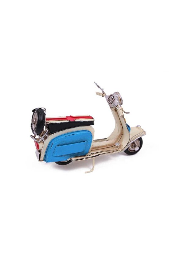 Dekoratif Metal Scooter Vintage Dekoratif Ev Ofis Hediyelik