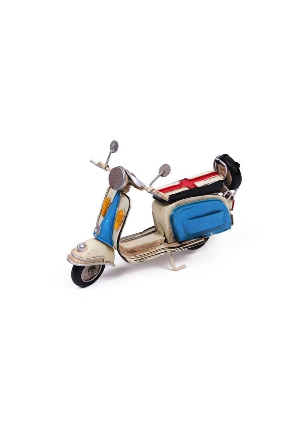 Dekoratif Metal Scooter Vintage Dekoratif Ev Ofis Hediyelik