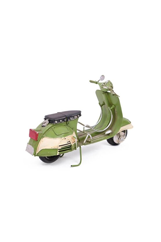 Dekoratif Metal Scooter Vintage Hediyelik Biblo