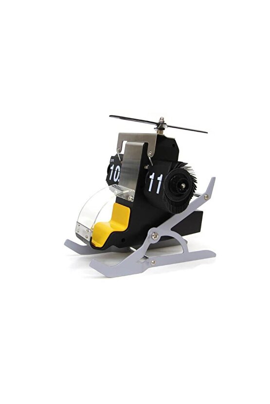 Saat Flip Helicopter Masa Saati Helikopter Model Hediyelik