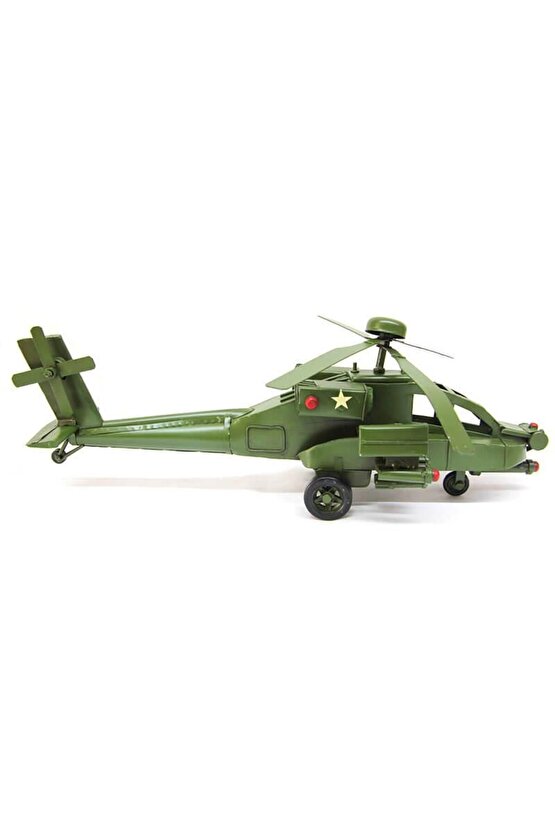 Dekoratif Metal Helikopter Dekoratif Biblo Hediyelik