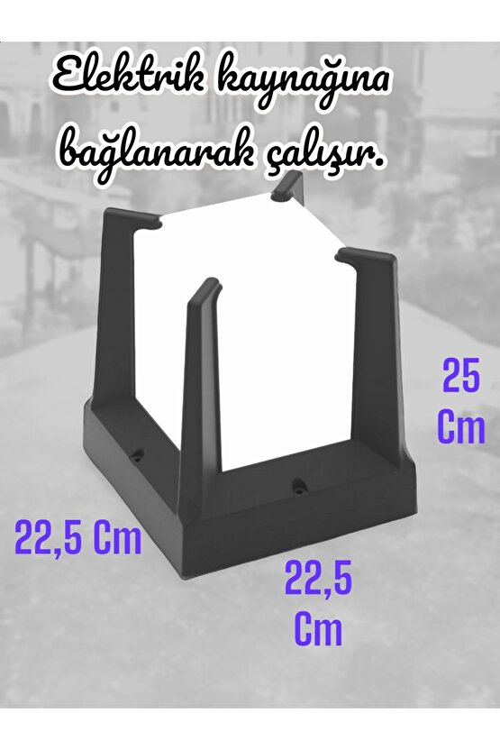 E27 Duylu Yeni Tasarım Dekoratif Set Üstü Bahçe Aydınlatma Armatürü, Modern Şık Bahçe Duvar Apliği