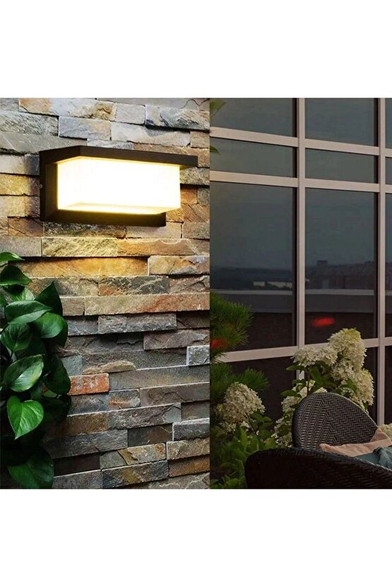 18 Watt, 3000K Gün Işığı Led Aplik, Otel, Kafe, Bar, İşletme, Villa, Bahçe Duvar Apliği, Led Aplik