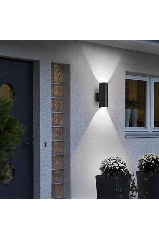 14 Watt BEYAZ Işık Led Aplik, İç ve Dış Mekan Modern Aplik, Çift Yönlü Duvar Armatürü, Modern Aplik