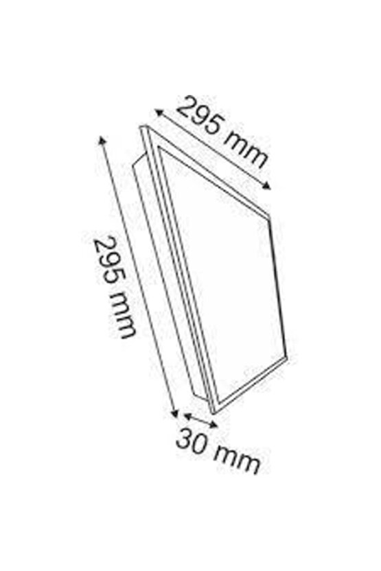 20w Led 30x30 Clipin Armatür