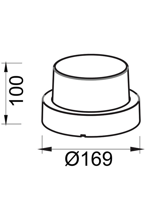 12 Watt, 3000k, Bahçe Armatürü, Bahçe Duvar Aplik, Led Aplik, Kapı Girişi, Villa Dış Cephe Apliği