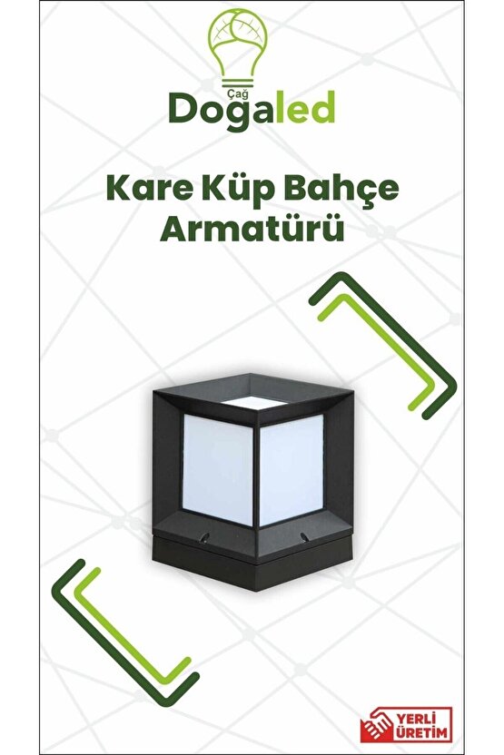 Full Reyon Kare Küp Bahçe Armatür