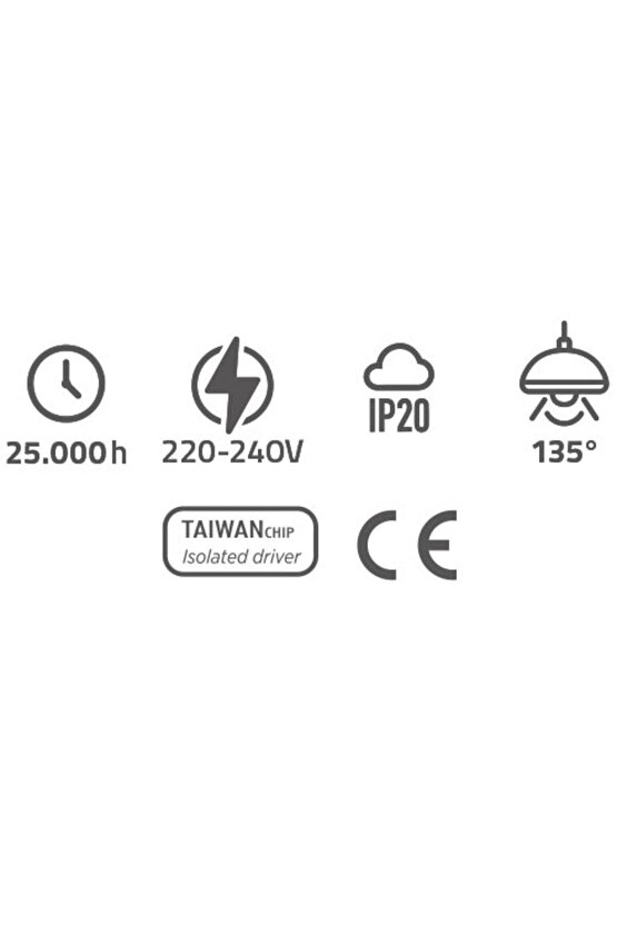 Mat Siyah Metal YUVARLAK Kasa, 3 Watt SENSÖRSÜZ, BEYAZ IŞIK, İç Mekan, Merdiven Ve Basamak Armatürü