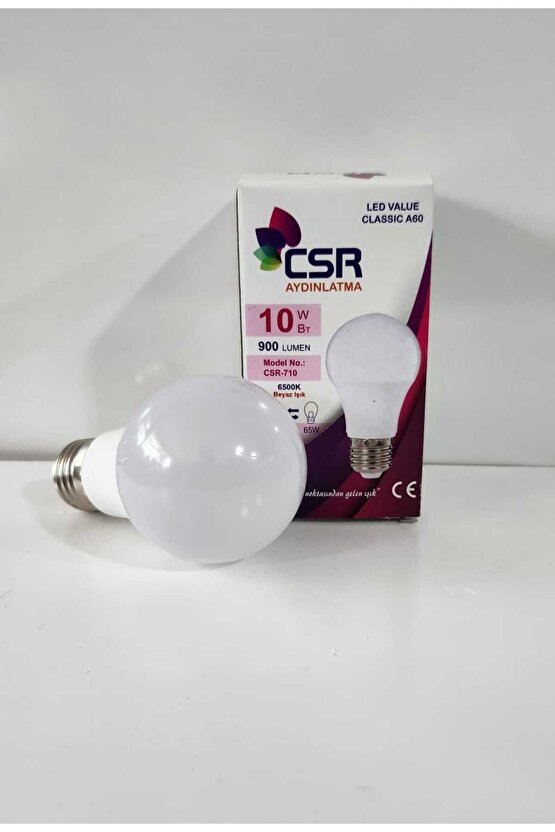 10w Beyaz Led Ampül 10lu Ekonomik Paket