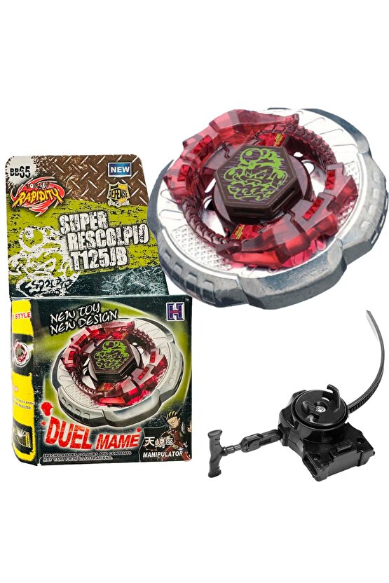 BB65 BEYBLADE METAL FUSION Rock Scorpio  Escolpio 158-4M(1584M) ET