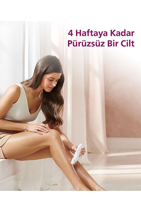 BRE73005 Epilatör (Yüz+Koltuk altı+Bikini Bölgesi+Bacak)Islak Ve Kuru,Işıklı,Kablosuz