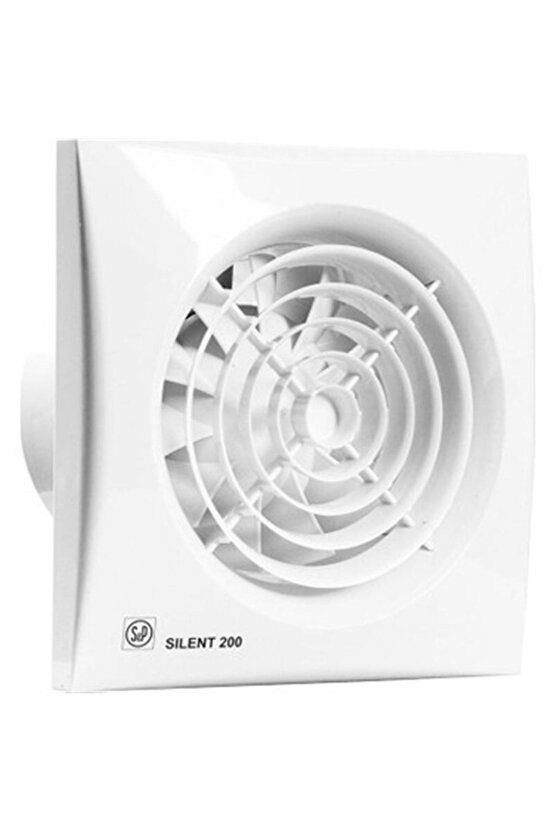 Silent-200 Cz Ultra Sessiz Fanlar, Sessiz Banyo Fanı, Geri Tepme Ventilli Silent200cz-1