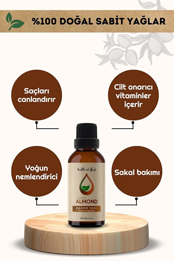 Doğal Badem Yağı 100ml