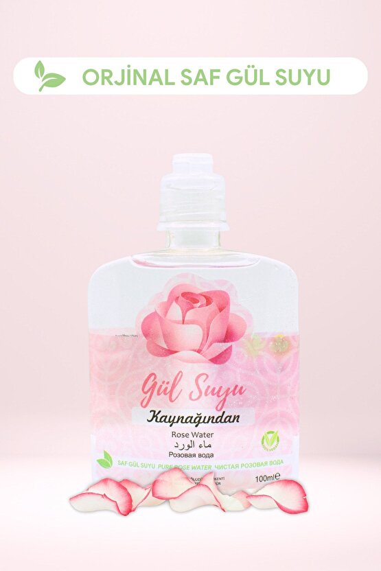 Doğal Ve Içilebilir Gül Suyu 100ml