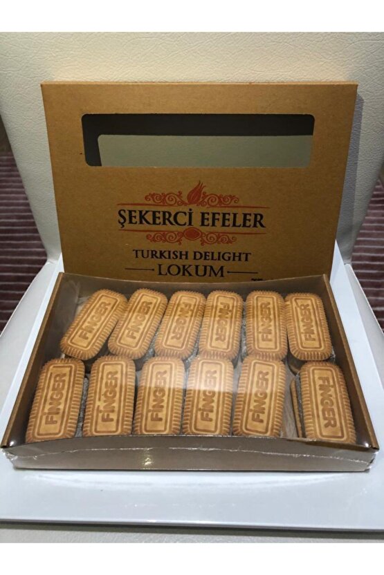 Şekerci Efeler Finger Bisküvili Kıstırma Lokum 500 Gr