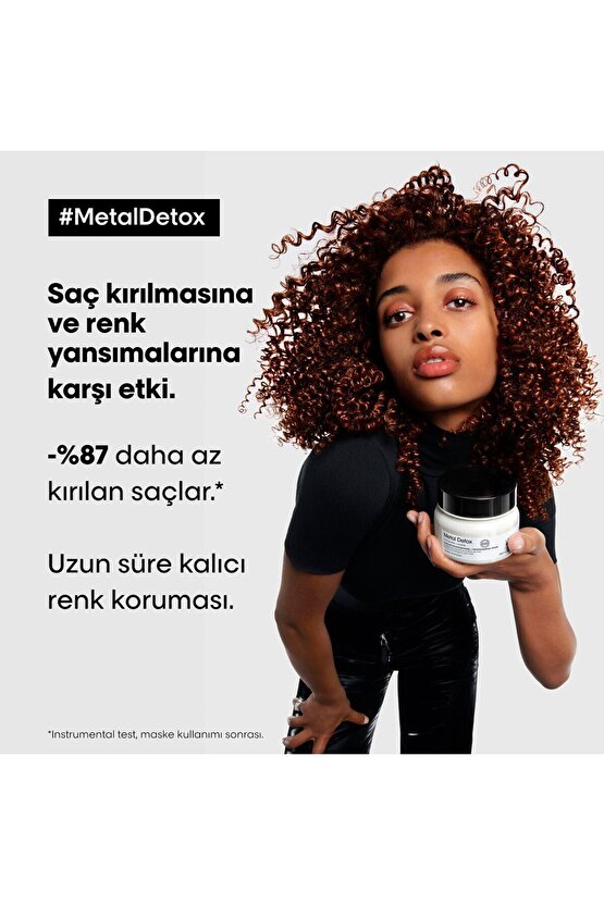 Serie Expert Metal Detox Renkli Ve Açıcı Ile Işlem Görmüş Saçlar Için Metal Ka