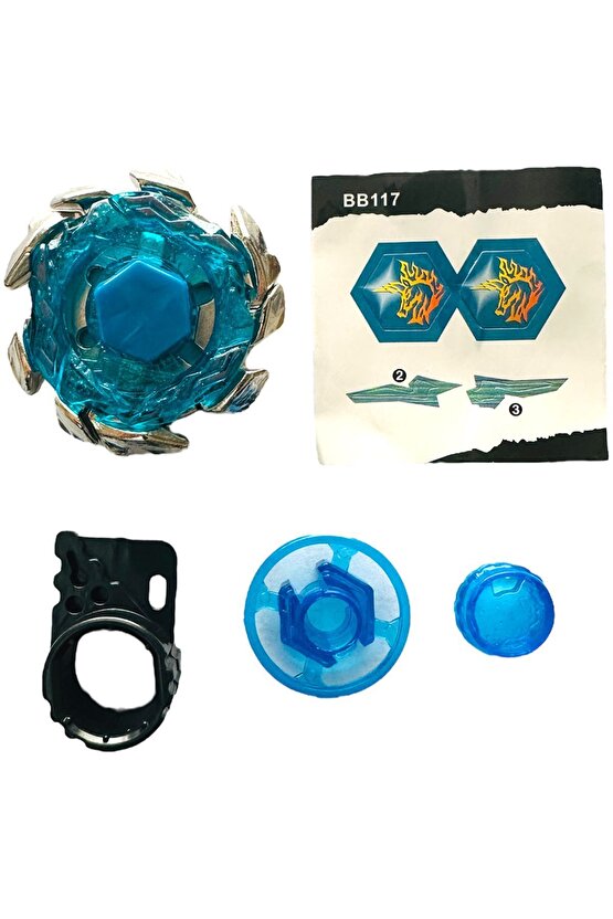 Metal Fusion Blitz Striker (BB-117) & Dark Wolf (BB-29) Fırlatıcılı Ikili Set (ETCI22)