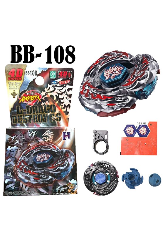 Rapidity Bb-108 Metal Fusion 4d System L Drago Destructor - Bb1081584s