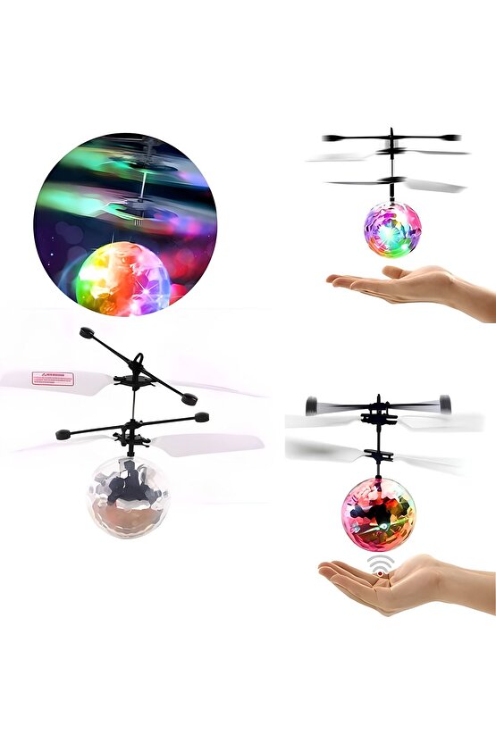 Rgb Işıklı Flying Ball - El Hareketi İle Kontrol Edilen Renkli Ve Dinamik Eğlence