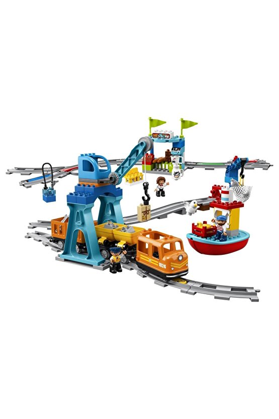 ® DUPLO® Kargo Treni 10875 - Çocuklar için Oyuncak Yapım Seti (105 Parça)